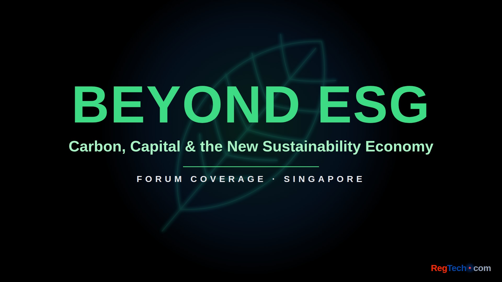 Beyond ESG: Architecting the Climate Economy