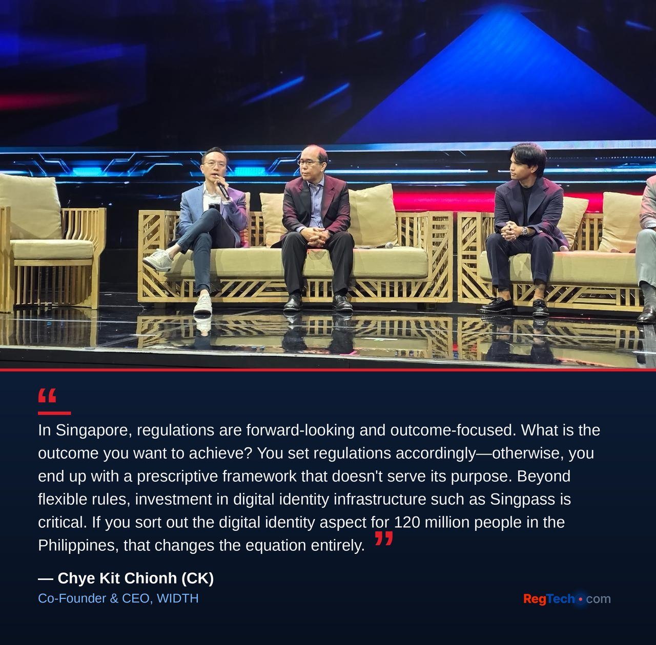 Chye Kit Chionh (CK), Co-Founder & CEO of WIDTH, on outcome-focused regulation and digital identity